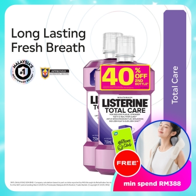 LISTERINE - Listerine Total Care 750ml Twin Pack