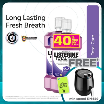 LISTERINE Listerine Total Care 750ml Twin Pack
