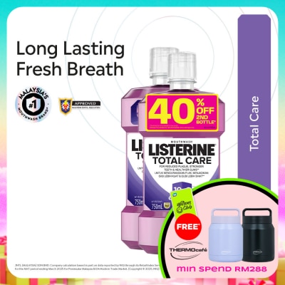 LISTERINE - Listerine Total Care 750ml Twin Pack