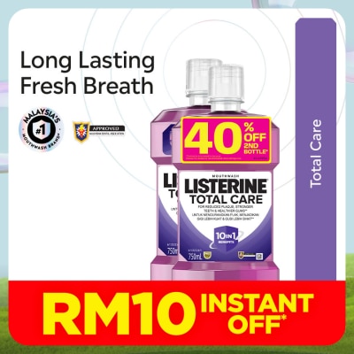 LISTERINE Listerine Total Care 750ml Twin Pack