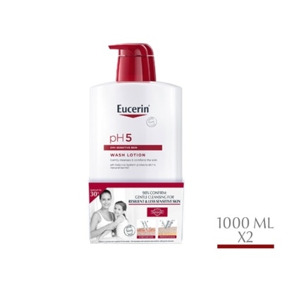 EUCERIN pH5 Dry Sensitive Wash Lotion 2 x 1000ml