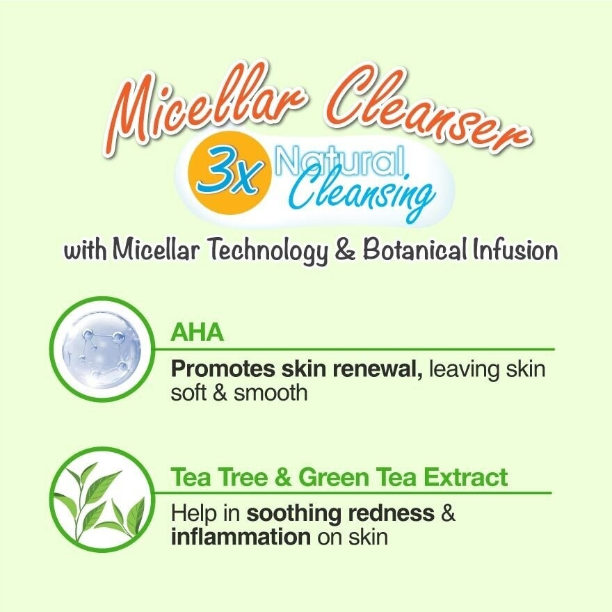 Purifying micellar cleanser