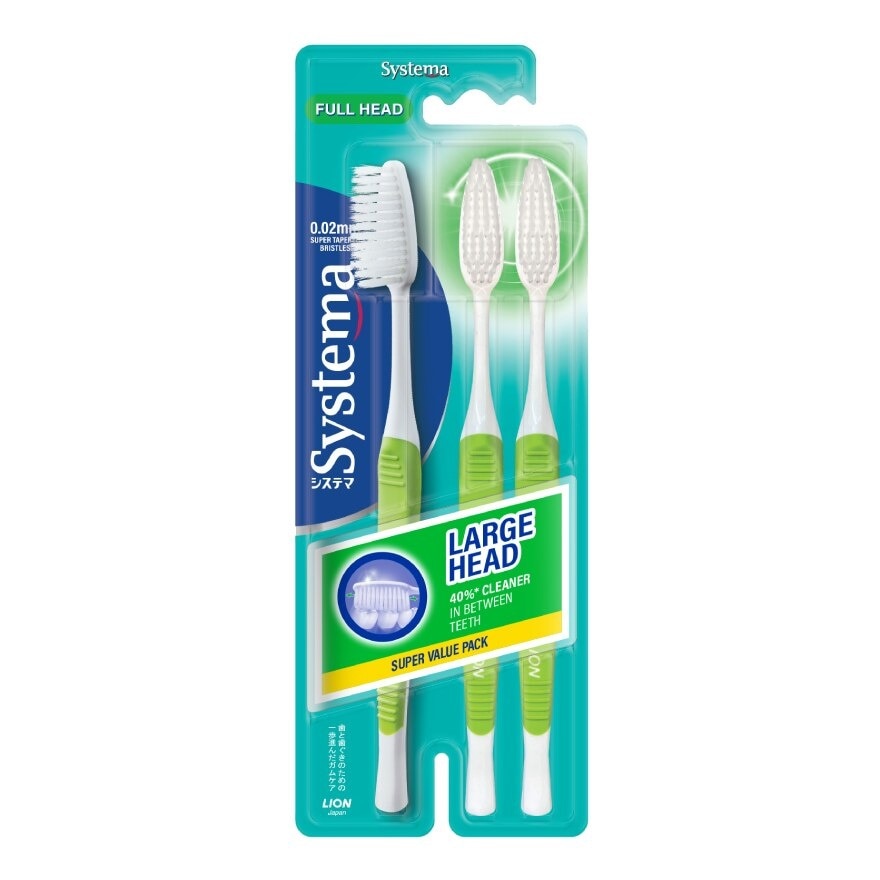 Super Value Pack Fullhead Toothbrush 3's