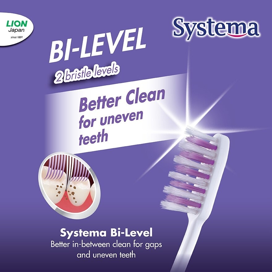 Super Value Pack Bi-Level  Bristle Toothbrush 3's