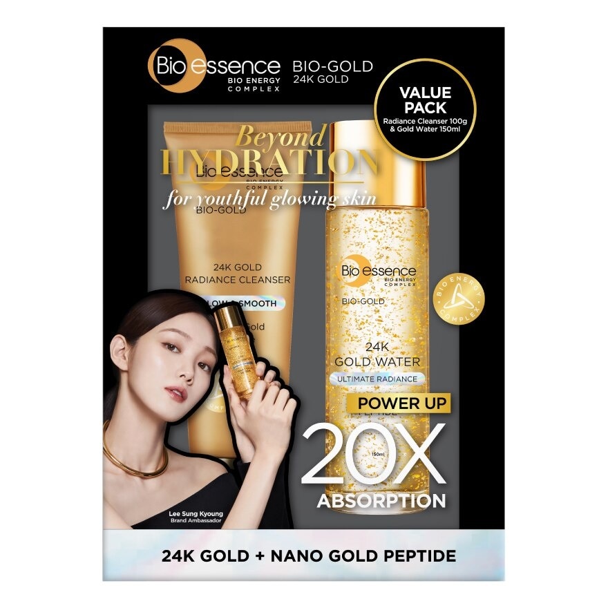 Bio-Gold 24K Gold Cleanser + Gold Water 1's