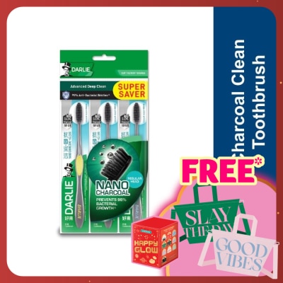 DARLIE Toothbrush Charcoal Deep Clean B2F1