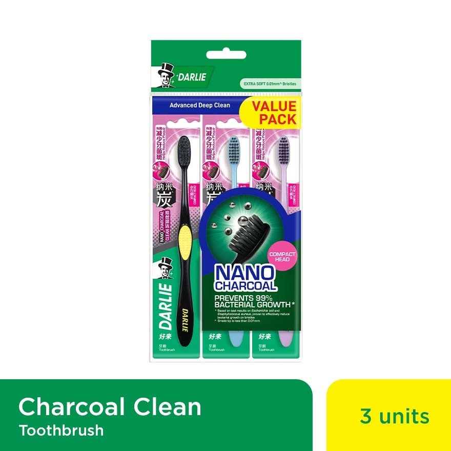 Toothbrush Charcoal Deep Clean B2F1