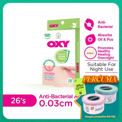 OXY Anti-Bacterial Acne Patch 26's