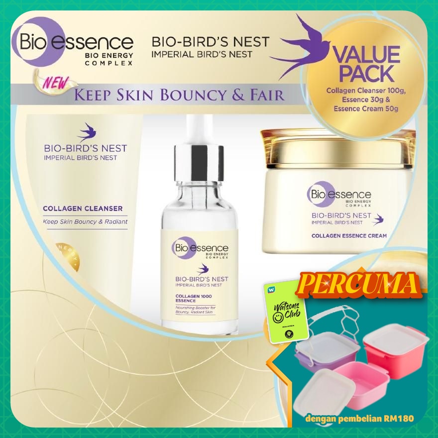 Bio-Bounce Bird's Nest Cleanser+Essence+Cream 1's