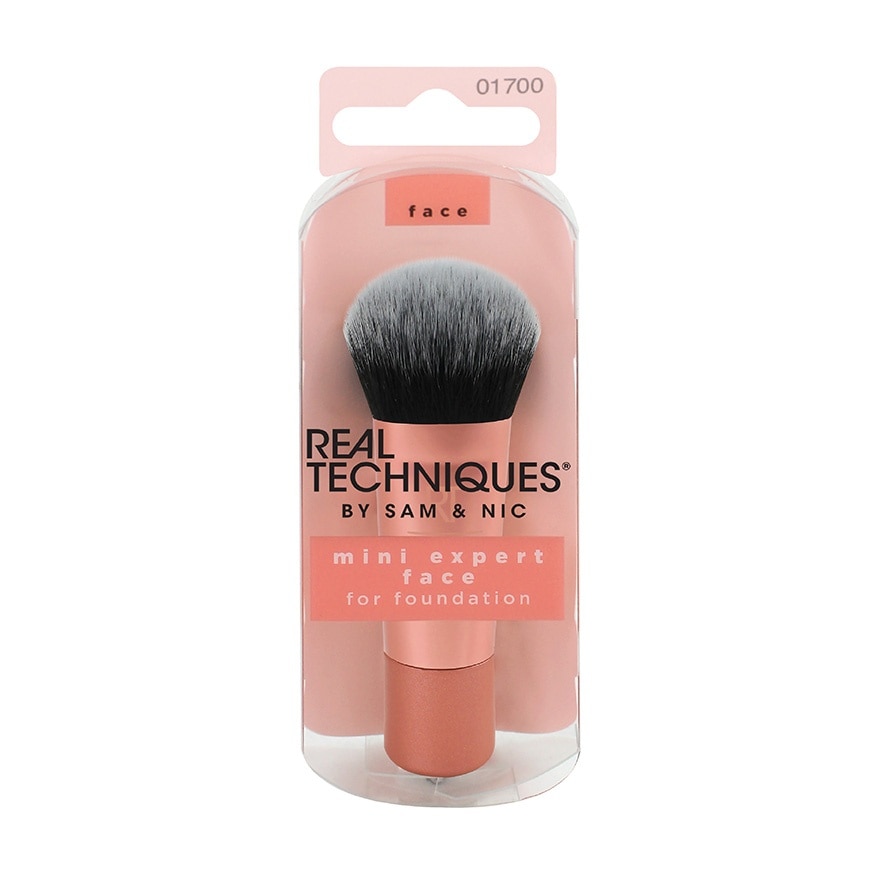 Mini Expert Foundation Face Brush (Full-Sized Brush Head & Compact Handle)