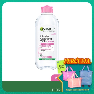 GARNIER - Micellar Water Even For Sensitive Skin 400ml