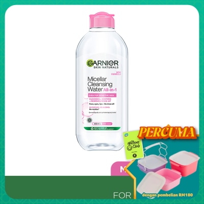 GARNIER - Micellar Water Even For Sensitive Skin 400ml