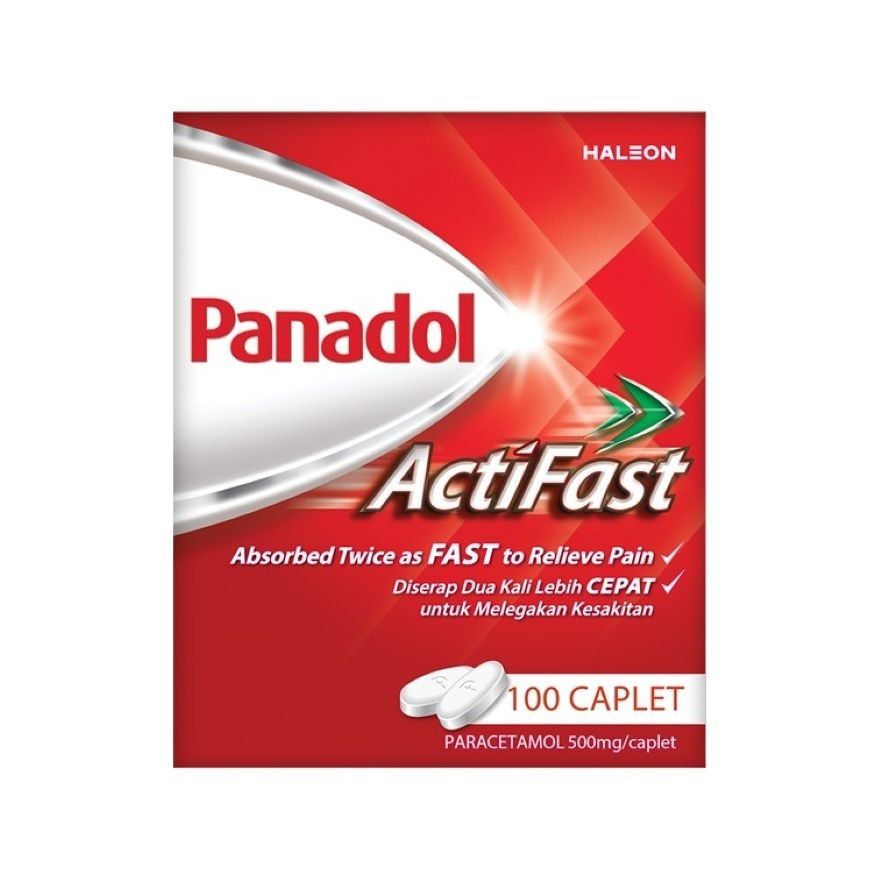 Actifast - Fast Pain Relief Caplet (100's)