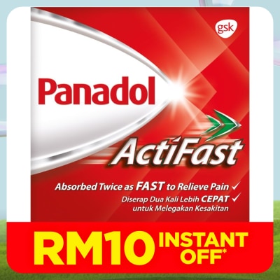 PANADOL Actifast Paracetamol Fast Pain Relief Caplet 20S