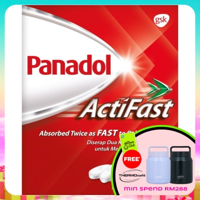PANADOL - Actifast Paracetamol Fast Pain Relief Caplet 20S