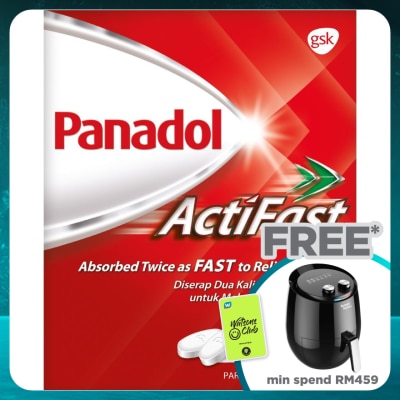 PANADOL Actifast Paracetamol Fast Pain Relief Caplet 20S