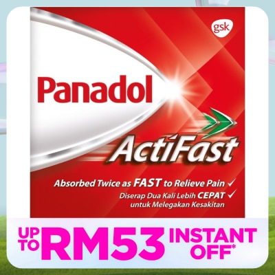 PANADOL Actifast Paracetamol Fast Pain Relief Caplet 20S