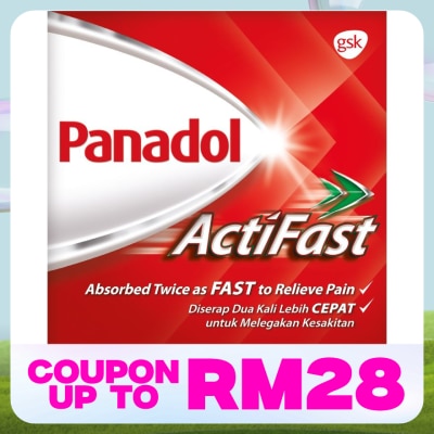 PANADOL Actifast Paracetamol Fast Pain Relief Caplet 20S