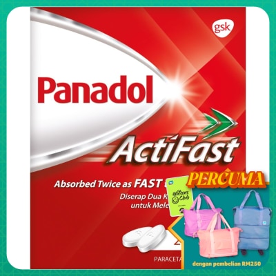PANADOL Actifast Paracetamol Fast Pain Relief Caplet 20S