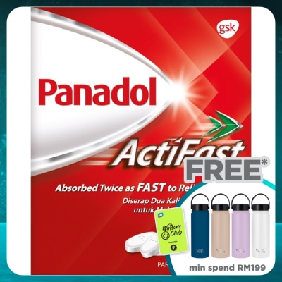 PANADOL Actifast Paracetamol Fast Pain Relief Caplet 20S