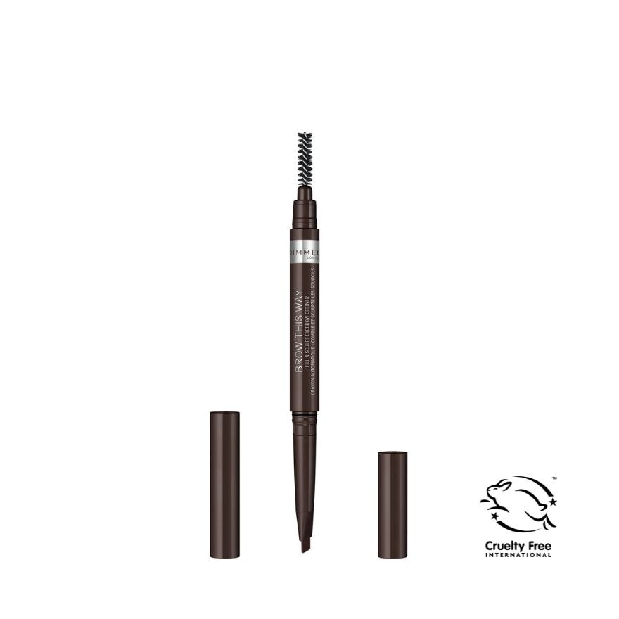 RIMMEL Brow this Way 2 in 1 Filler& Fixer Dark Brown