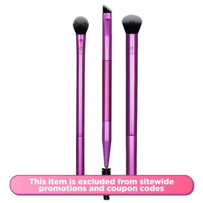 REAL TECHNIQUES Eye Shade & Blend Shadow Brush Trio