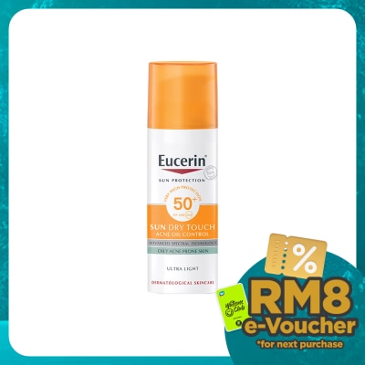 EUCERIN Sun Dry Touch Acne Oil Control SPF50 50ml