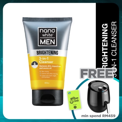 NANO WHITE MEN Brightening 3-in-1 Cleanser 100ml
