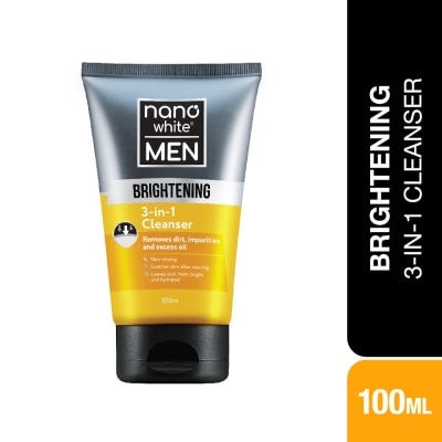 NANO WHITE MEN Brightening 3-in-1 Cleanser 100ml