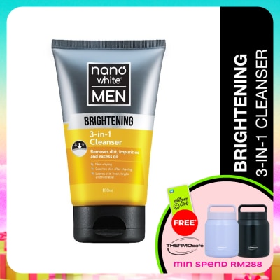NANO WHITE MEN - Brightening 3-in-1 Cleanser 100ml