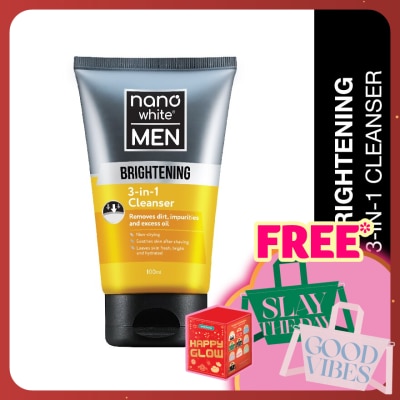 NANO WHITE MEN Brightening 3-in-1 Cleanser 100ml