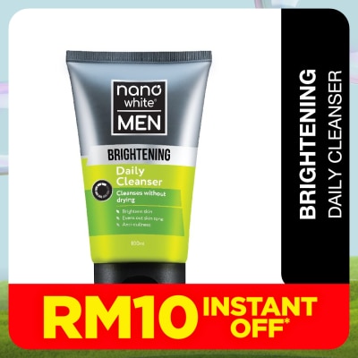 NANO WHITE MEN Brightening Daily Cleanser 100ml