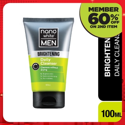 NANO WHITE MEN Brightening Daily Cleanser 100ml