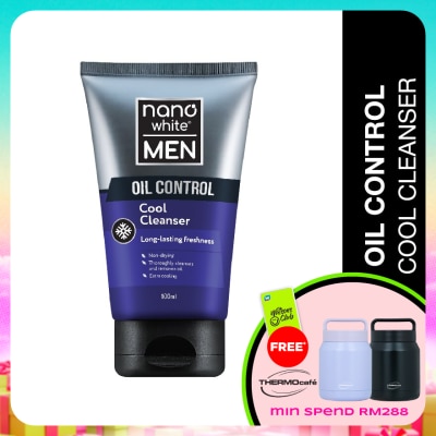 NANO WHITE MEN - Oil Control Cool Cleanser 100ml