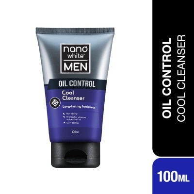 NANO WHITE MEN Oil Control Cool Cleanser 100ml