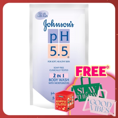 JOHNSON'S pH 5.5 2 In 1 Body Wash Refill 500ml