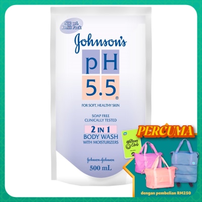 JOHNSON'S - pH 5.5 2 In 1 Body Wash Refill 500ml