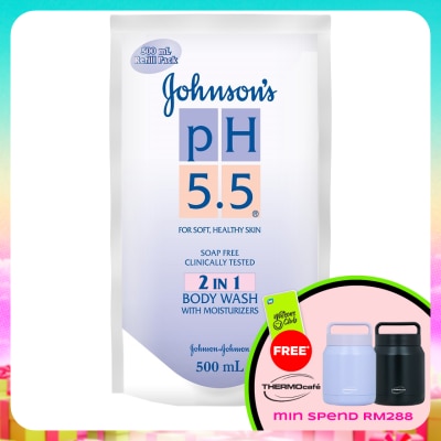 JOHNSON'S - pH 5.5 2 In 1 Body Wash Refill 500ml