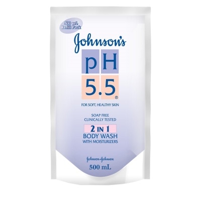 JOHNSON'S pH 5.5 2 In 1 Body Wash Refill 500ml