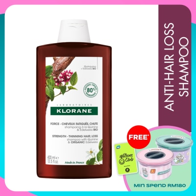 KLORANE Quinine Shampoo 400ml (Anti Hair Fall)