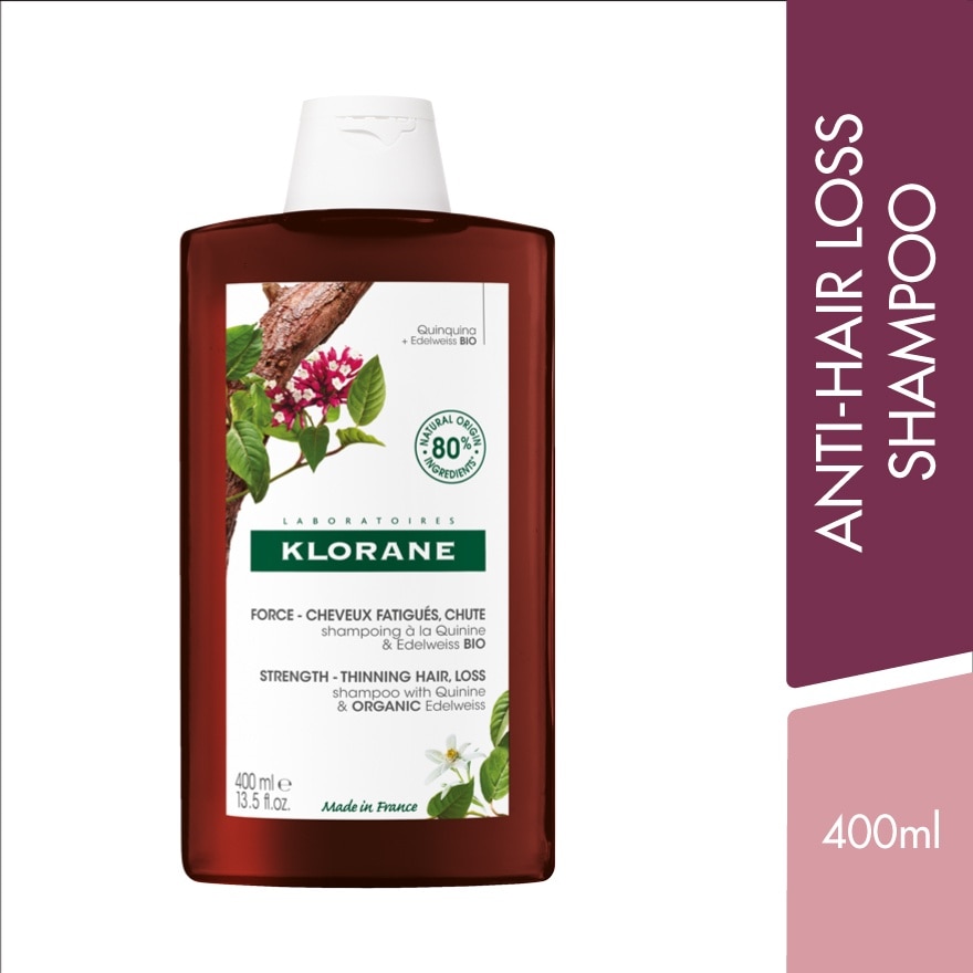 Quinine Shampoo 400ml (Anti Hair Fall)