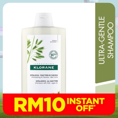 KLORANE Oat Milk Shampoo  400ml (All Hair Types)