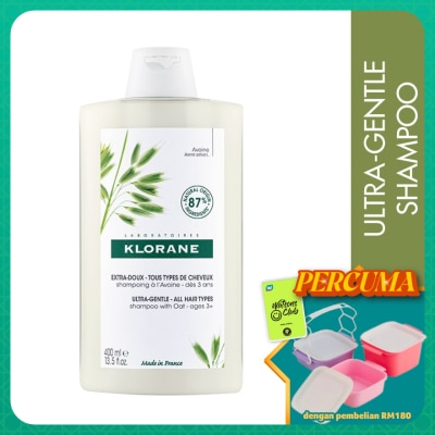 KLORANE - Oat Milk Shampoo  400ml (All Hair Types)