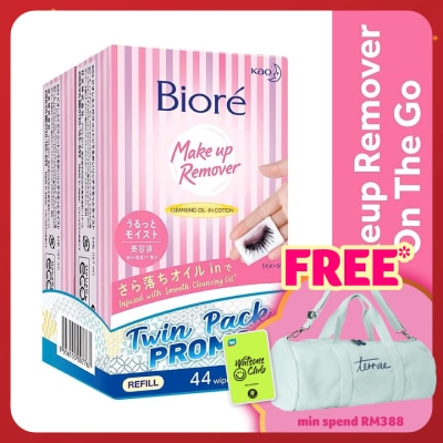 BIORE Make Up Remover Wipes Twin Pack 2 x 44's