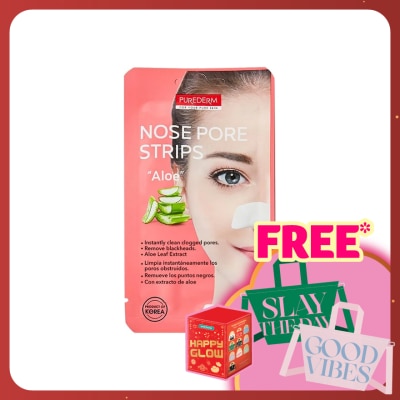 PUREDERM Nose Pore Strips (Aloe) 3s