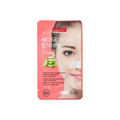 PUREDERM Nose Pore Strips (Aloe) 3s