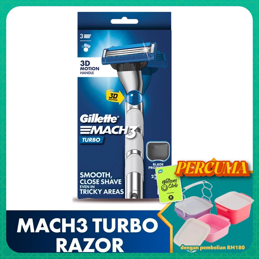 Mach3 Turbo Razor 1s + Refill 1s