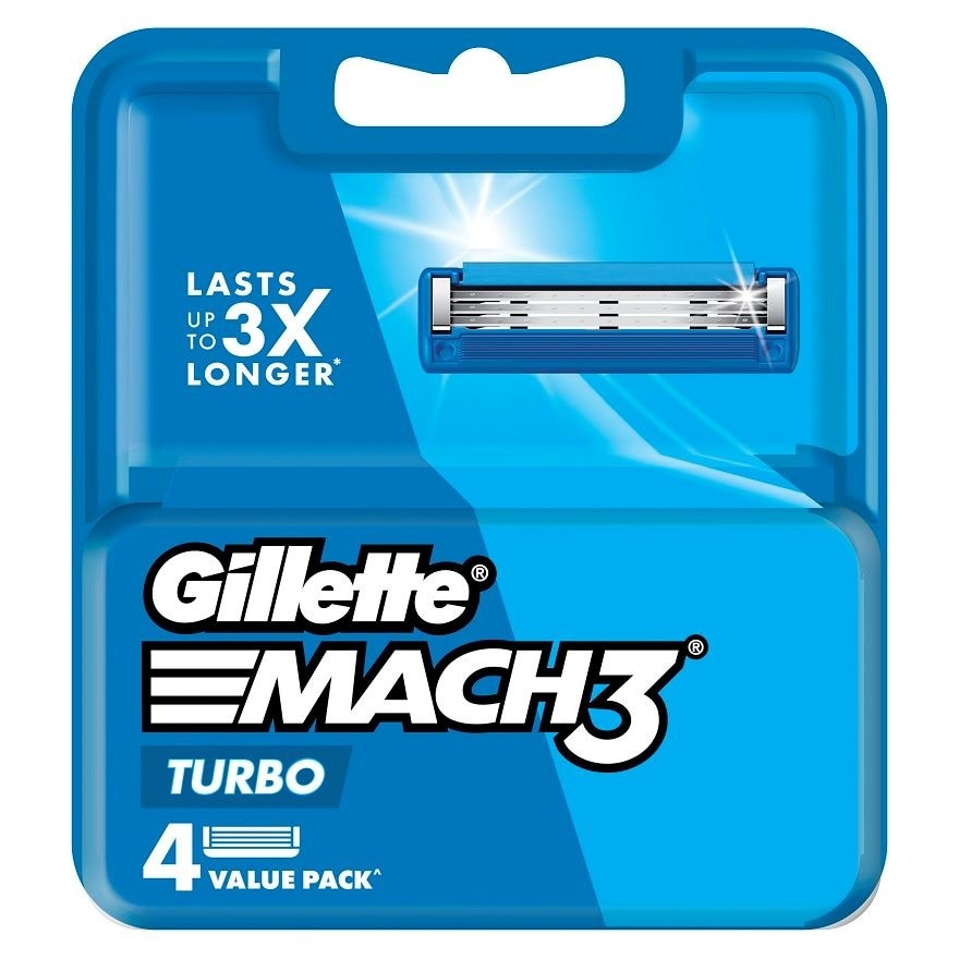 Mach3 Turbo Replacement Cartridge Refill 4s