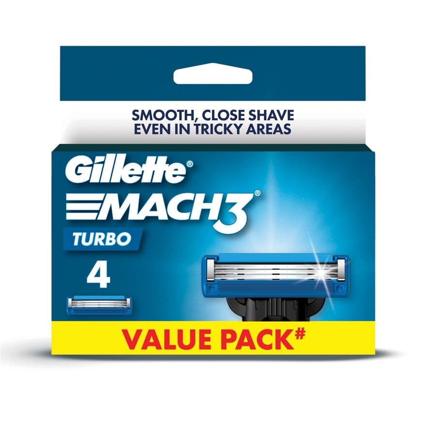 Mach3 Turbo Replacement Cartridge Refill 4s