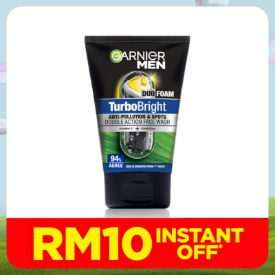 GARNIER MEN Turbobright Super Duo Foam 100ml